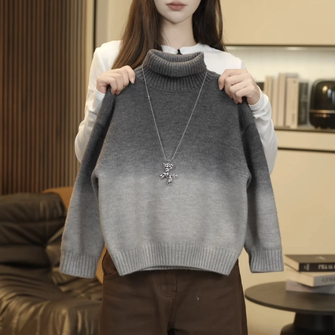 儿童毛衣2025秋冬新款加厚针织衫套头外套加绒加厚百搭贴肤自发热