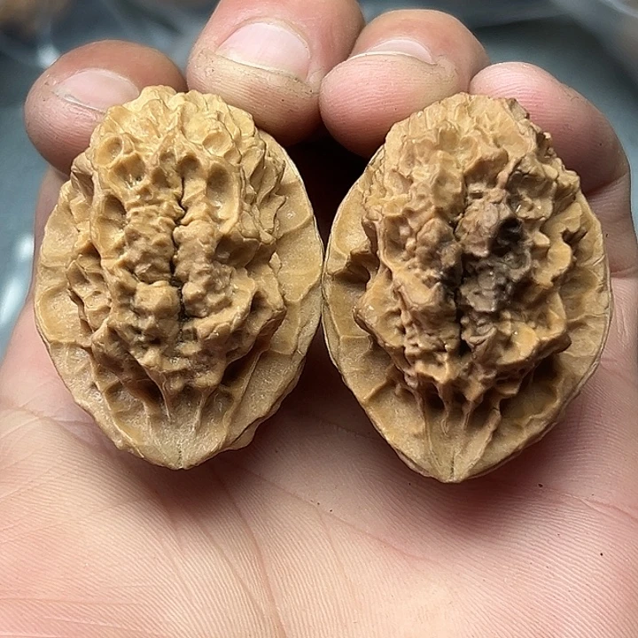 文玩核桃把件55号佛莲38尺