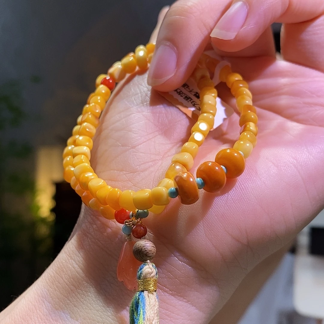 蜜蜡未镶嵌裸石琥珀