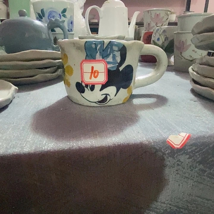 米妮咖啡杯瓷器景德镇