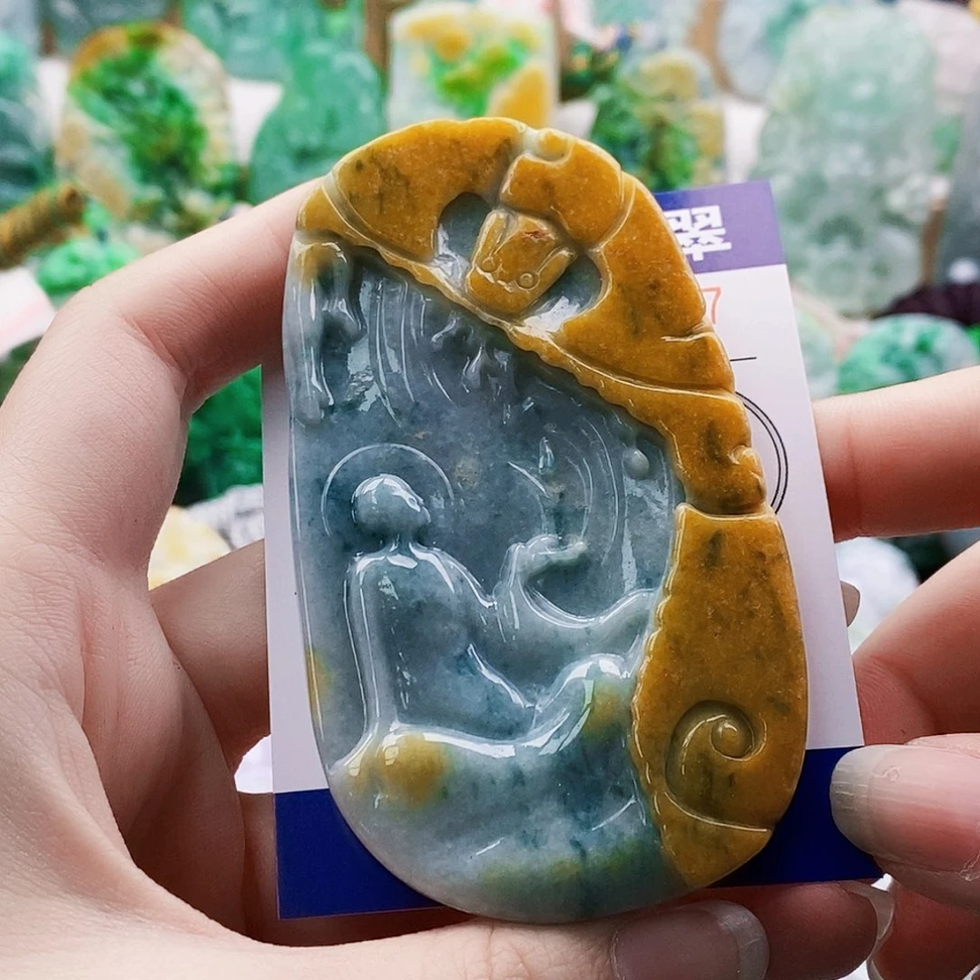 吊坠(不含链)未镶嵌翡翠