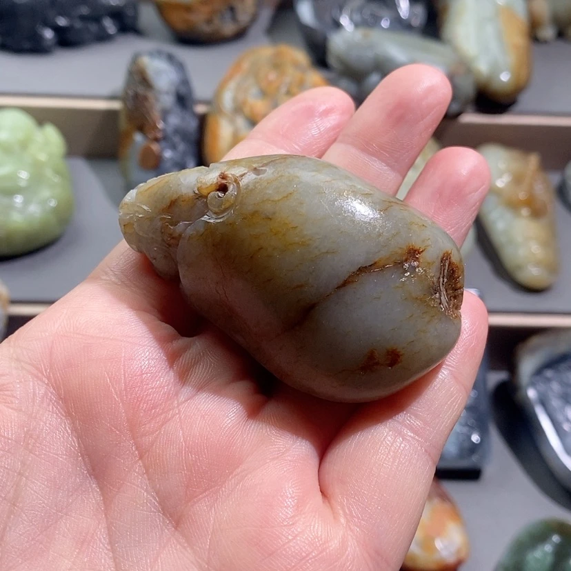 【闪购商品】和田玉未镶嵌把件侠**逢定制