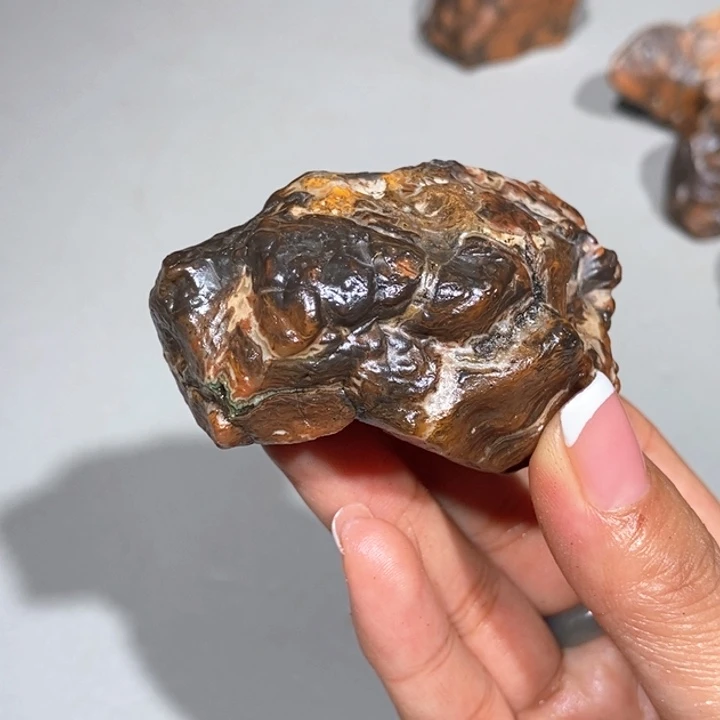 玛瑙/玉髓车挂合金石****缘15