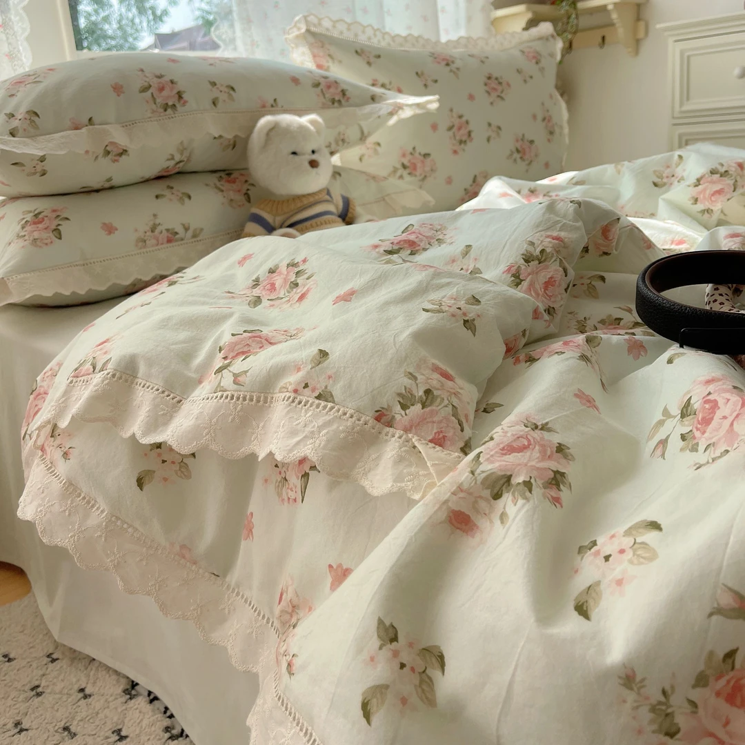 A类水洗棉夏凉被镂空花边大豆纤维空调被子单人学生宿舍床单夏被