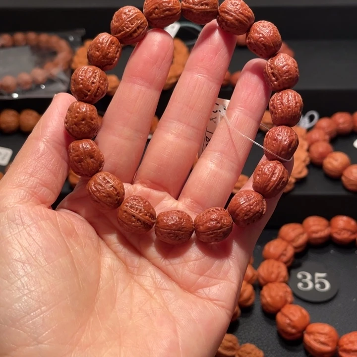 手串文玩核桃小白菜手串1.2