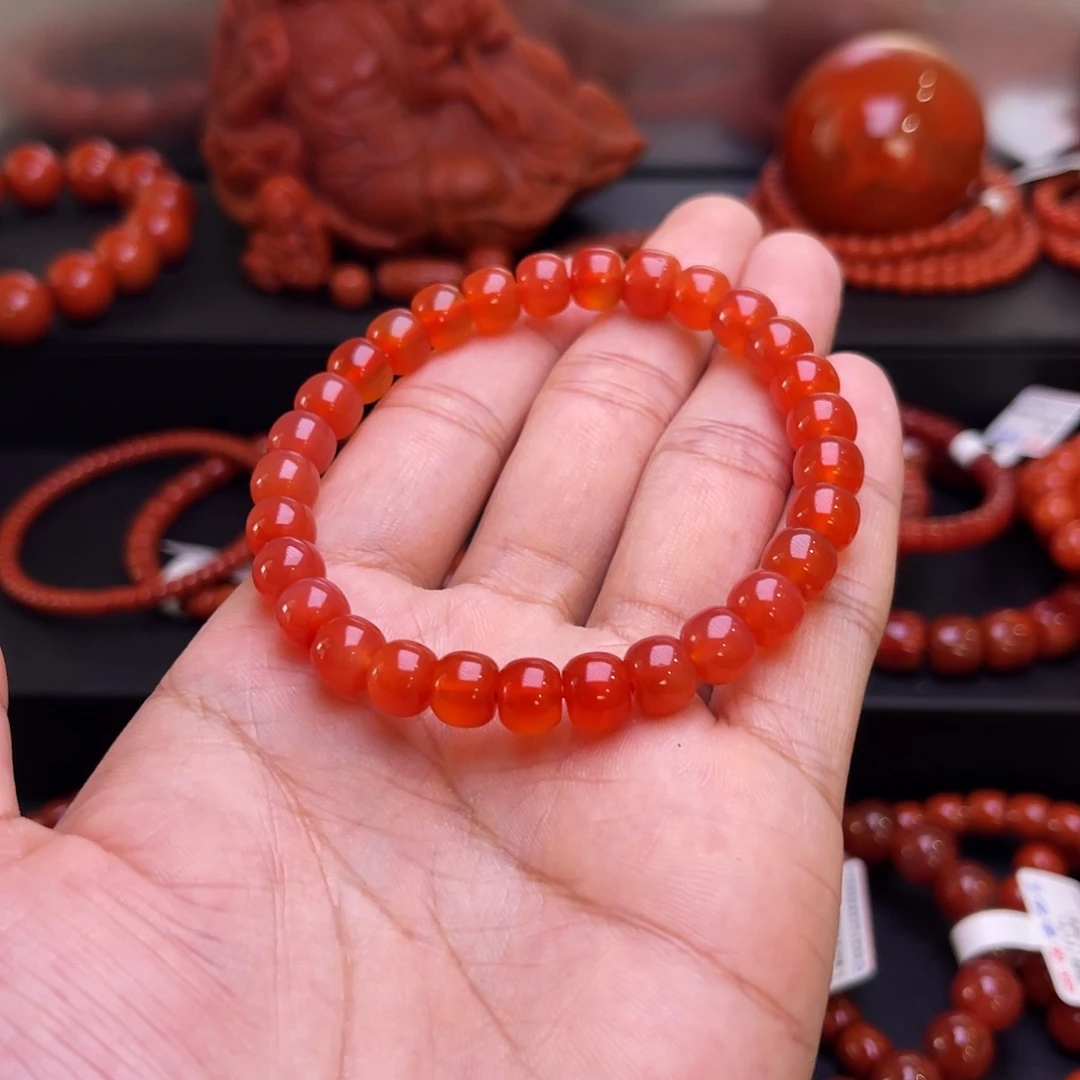 南红玛瑙未镶嵌南红手串