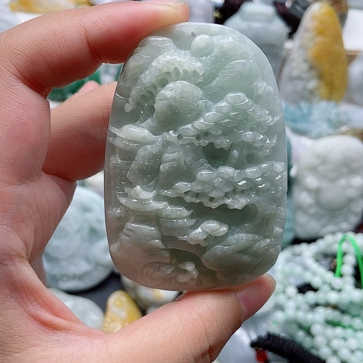 吊坠(不含链)未镶嵌翡翠1