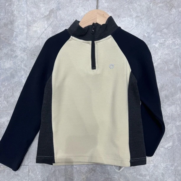 9285儿童半拉链德绒打底衫