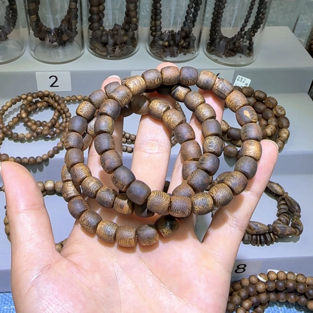 沉香沉香碎屑陆河鼓珠沉水浮0.9单圈9+