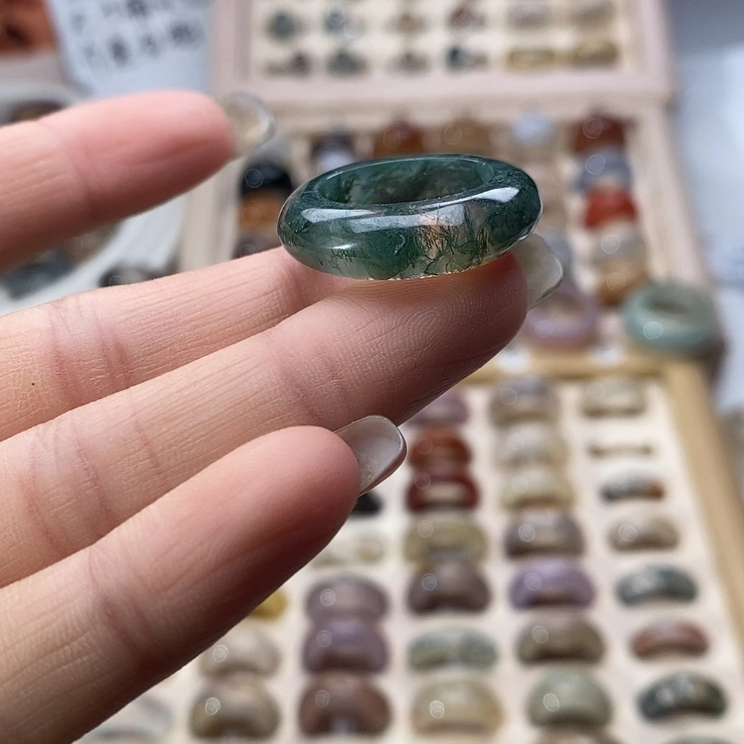 玛瑙/玉髓未镶嵌戒指A 57不退换港14