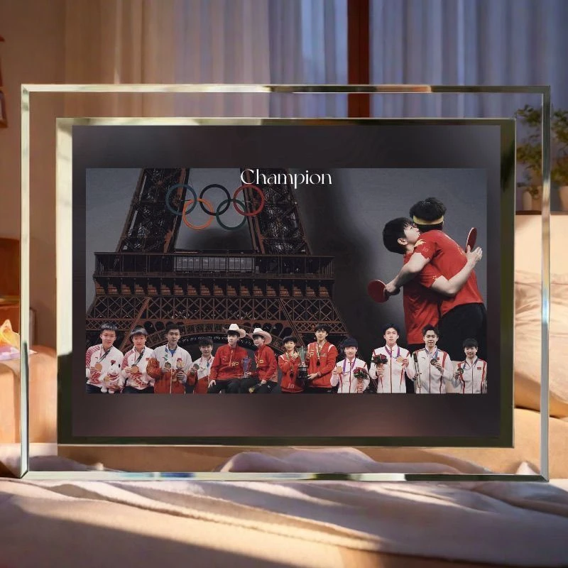 【高清透亮】孙颖莎王楚钦相框应援照片纪念莎头定制卧室桌面摆件装