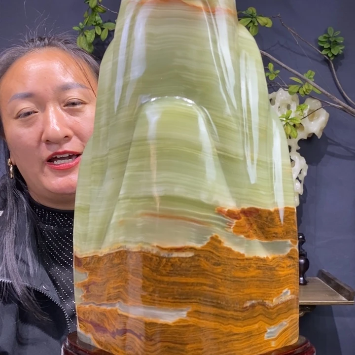 石材精品古青石摆件