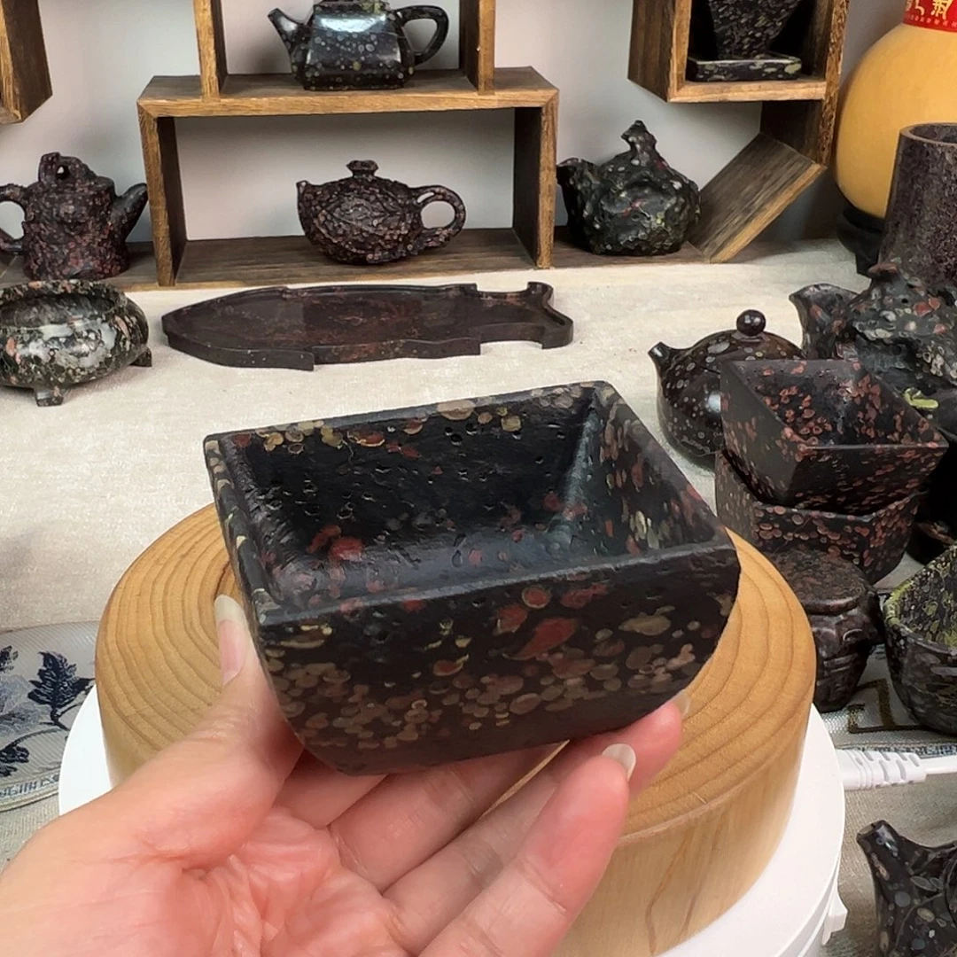 梅花玉精品随形杯