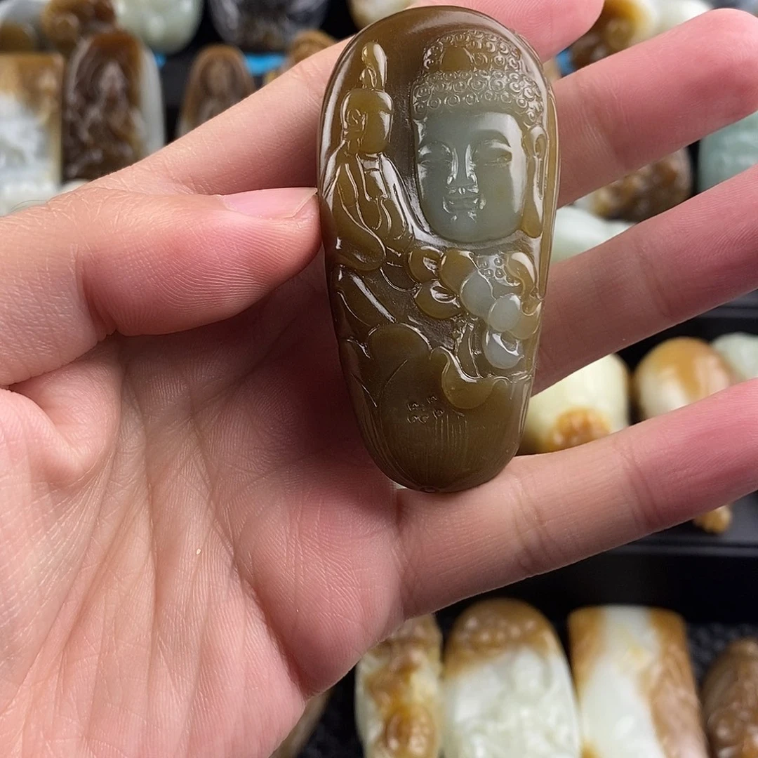 和田玉挂件未镶嵌