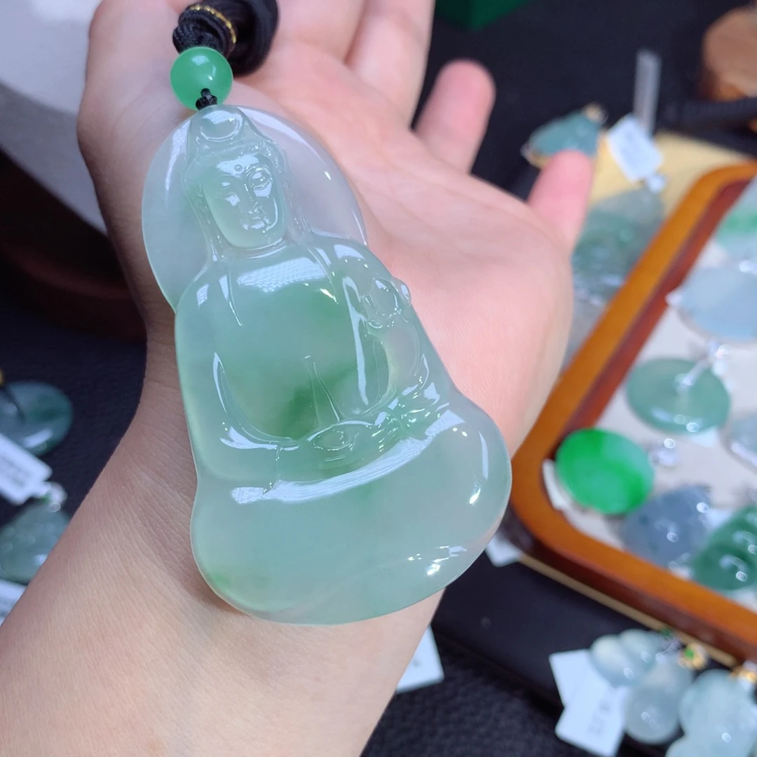 翡翠未镶嵌吊坠(不含链)福*楼素衣