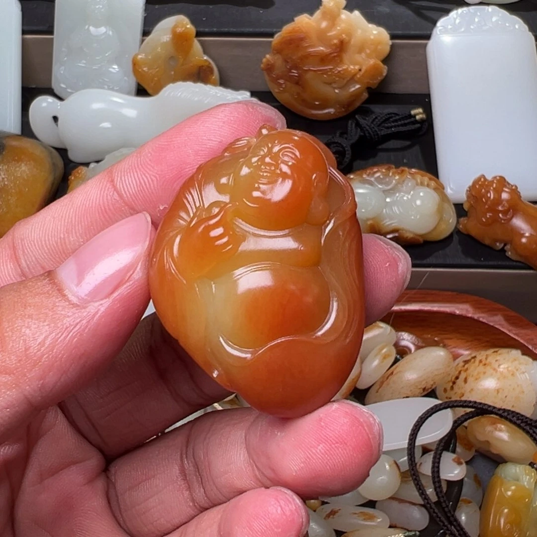 和田玉颈饰未镶嵌欣*