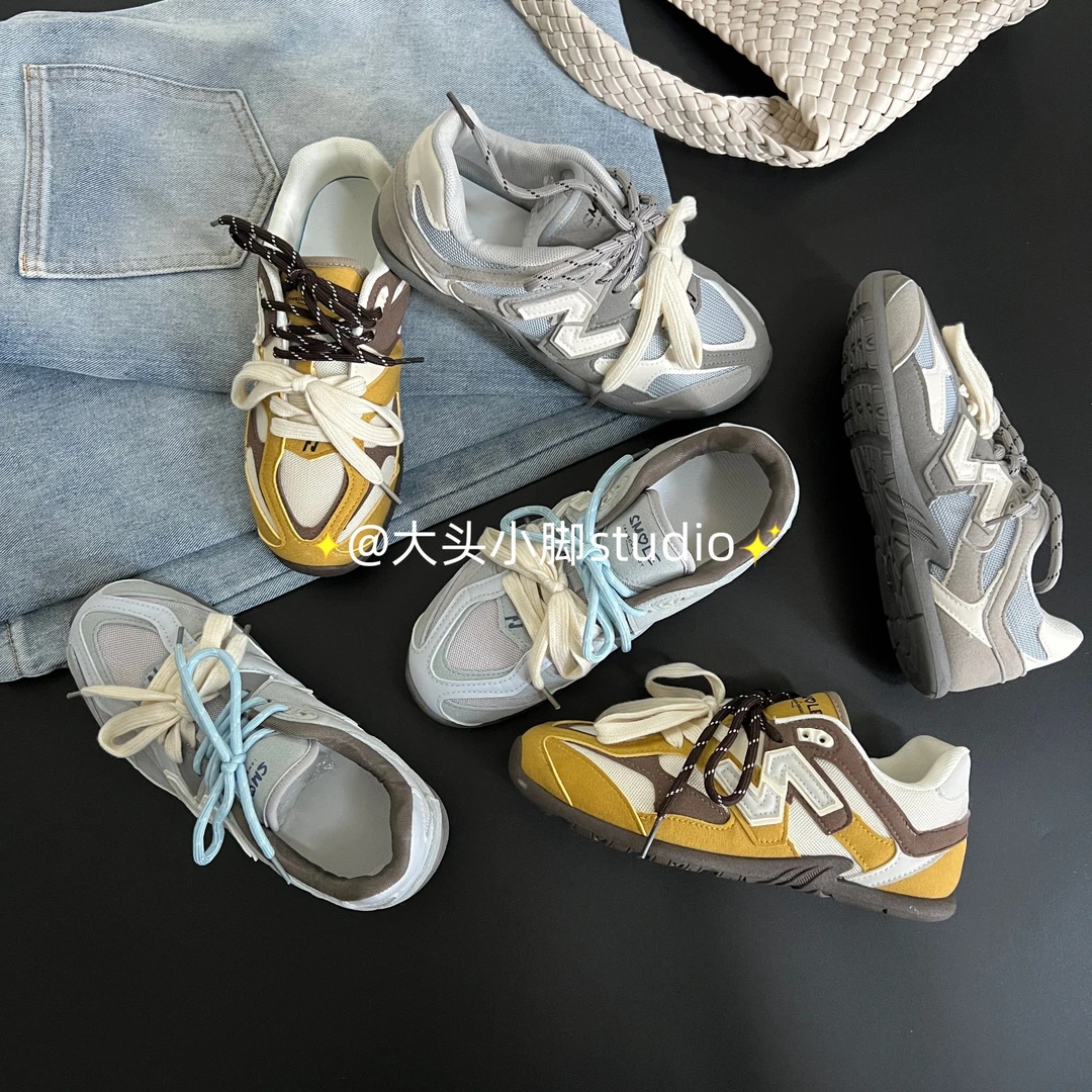 【大头小脚臻选】小众设计女款轻便休闲德训鞋运动生活系列百搭时尚