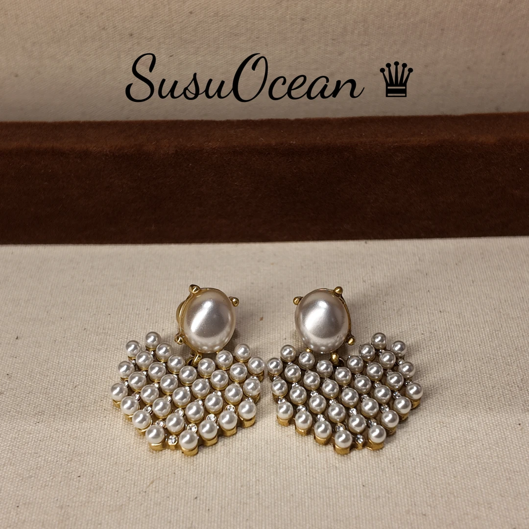 铜合金仿珍珠耳饰 【1092】SusuOcean经典珍藏