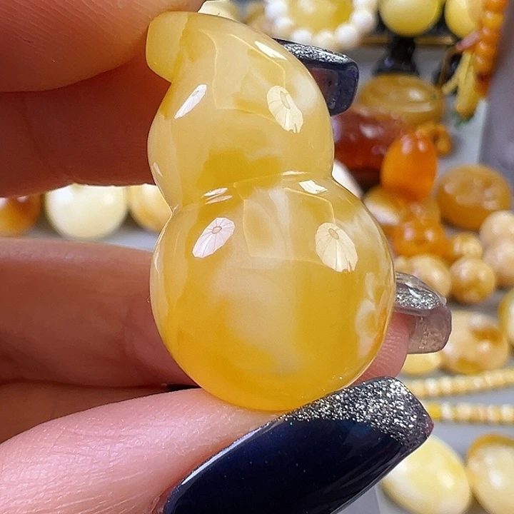 蜜蜡颈饰未镶嵌蜜蜡