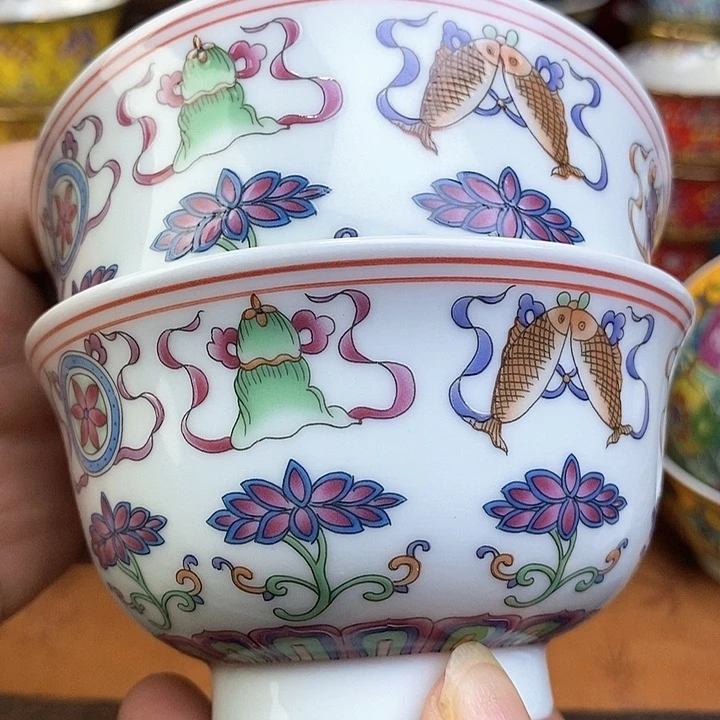 景德镇陶瓷藏式茶碗