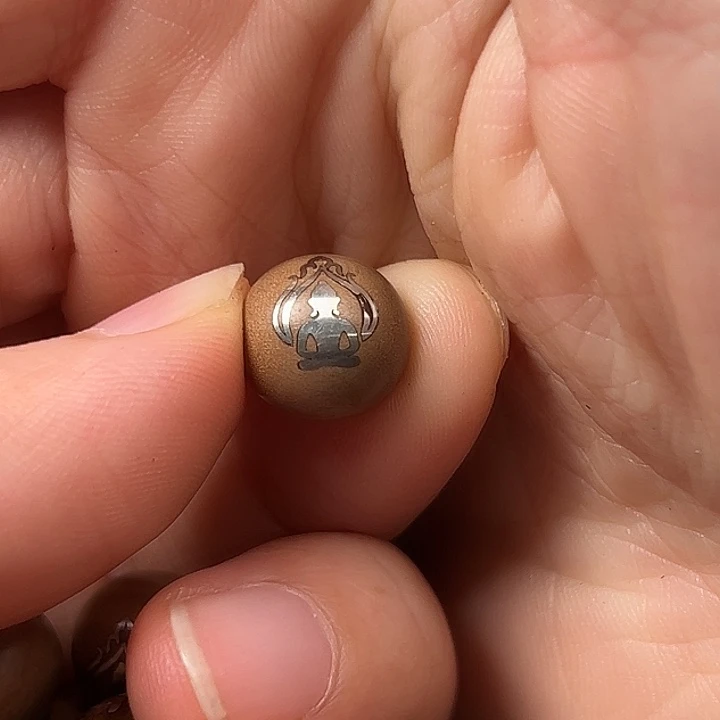 檀香木其他1.2掐银无相