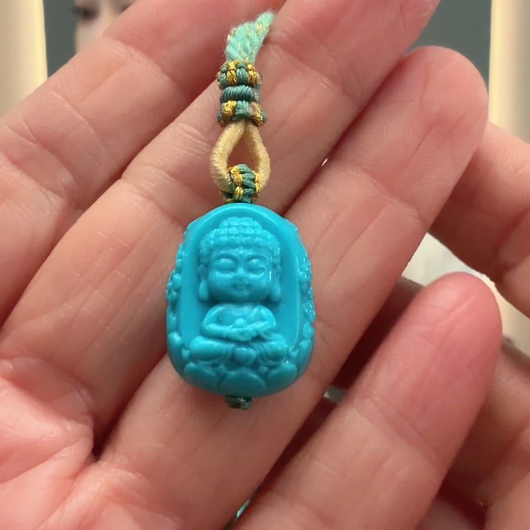 绿松石未镶嵌颈饰