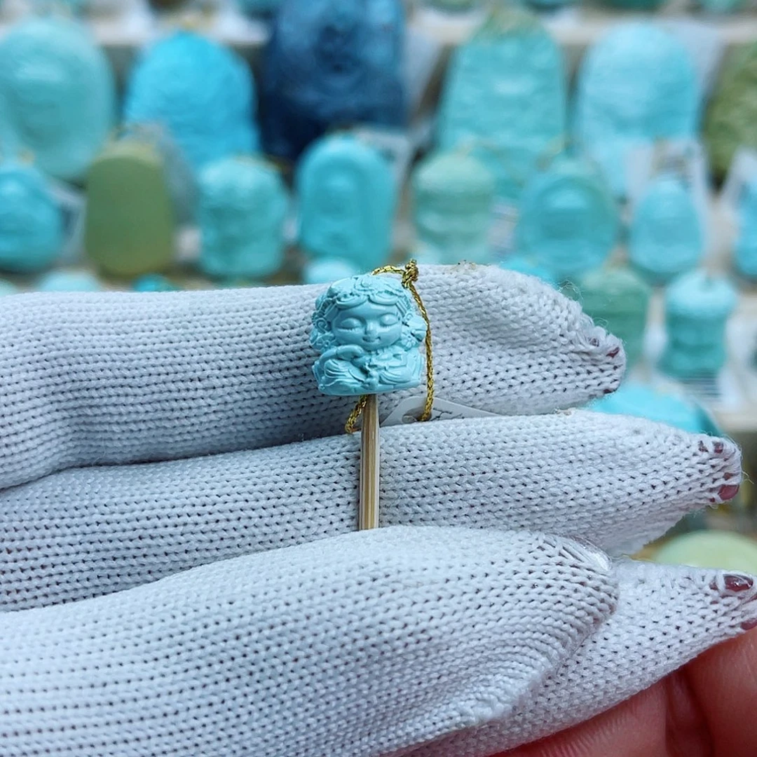 绿松石未镶嵌配饰