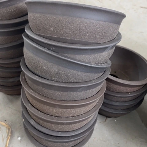 紫砂花盆100-9。   19-8