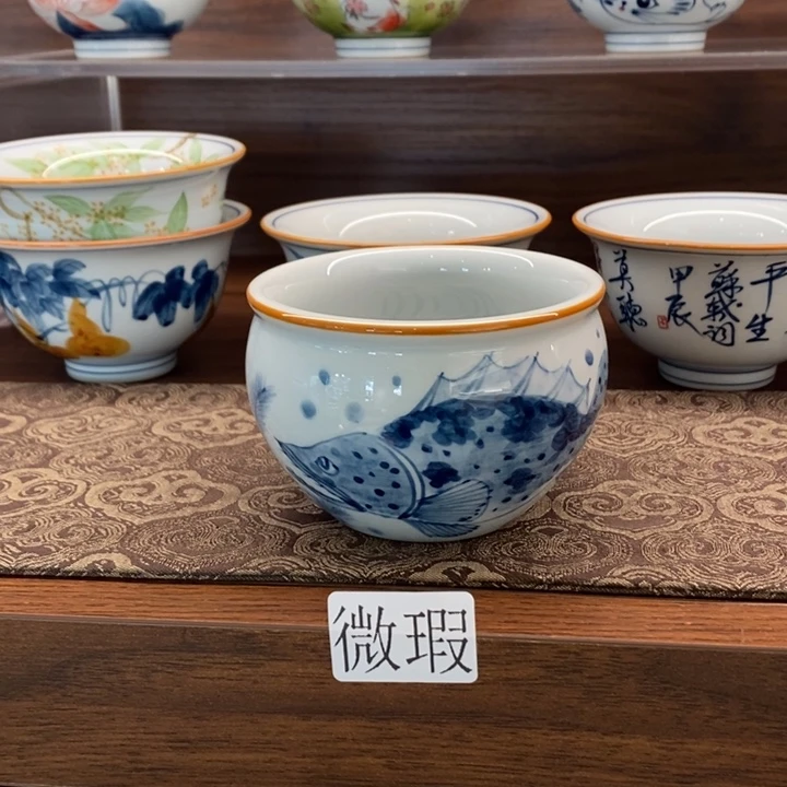 釉下老陶泥手工绘制