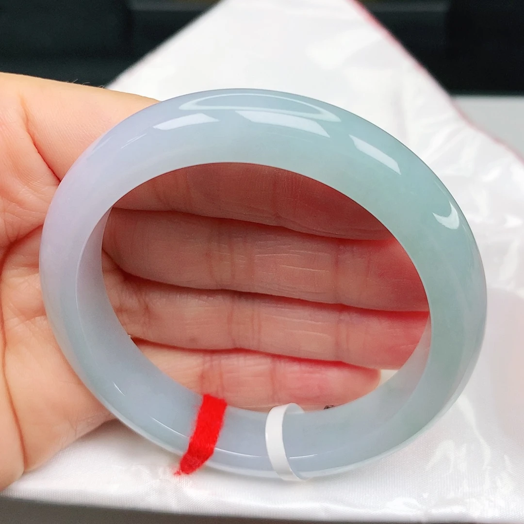 未镶嵌手镯翡翠冰胶春彩8