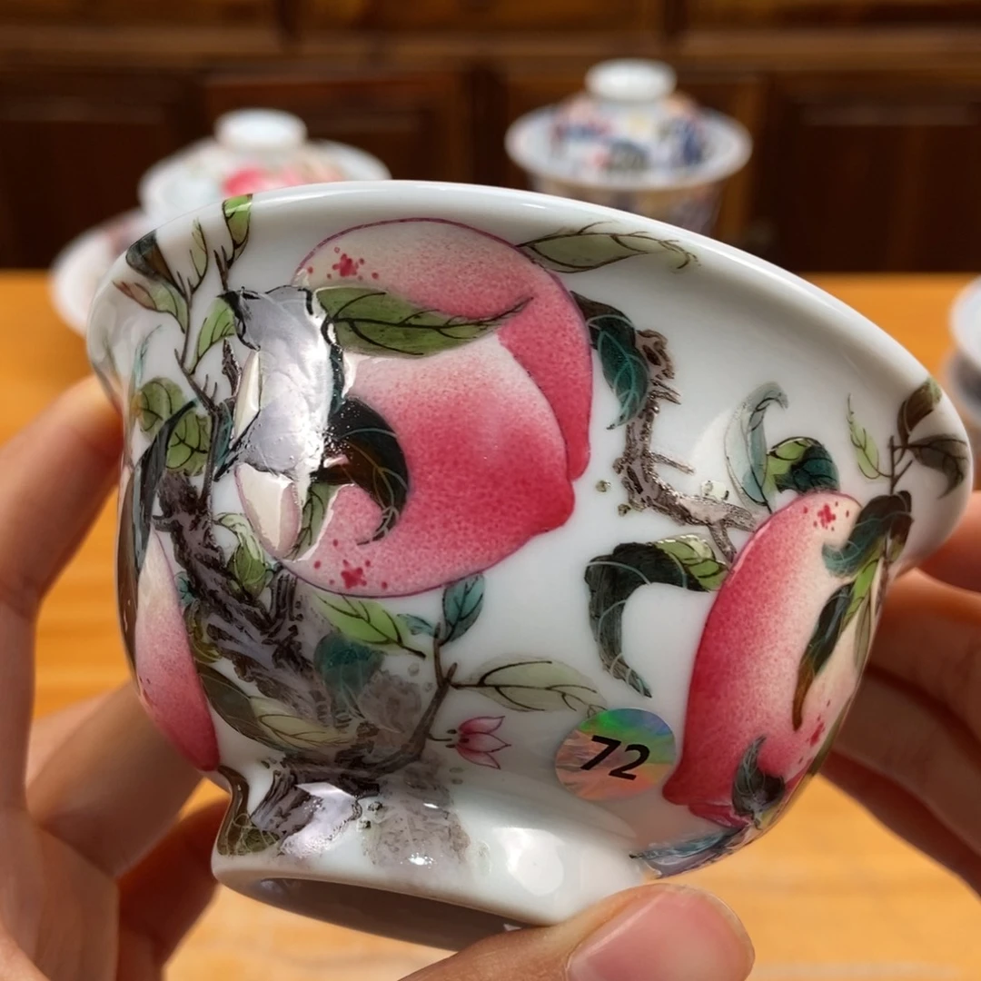 手绘现代茶具非古董