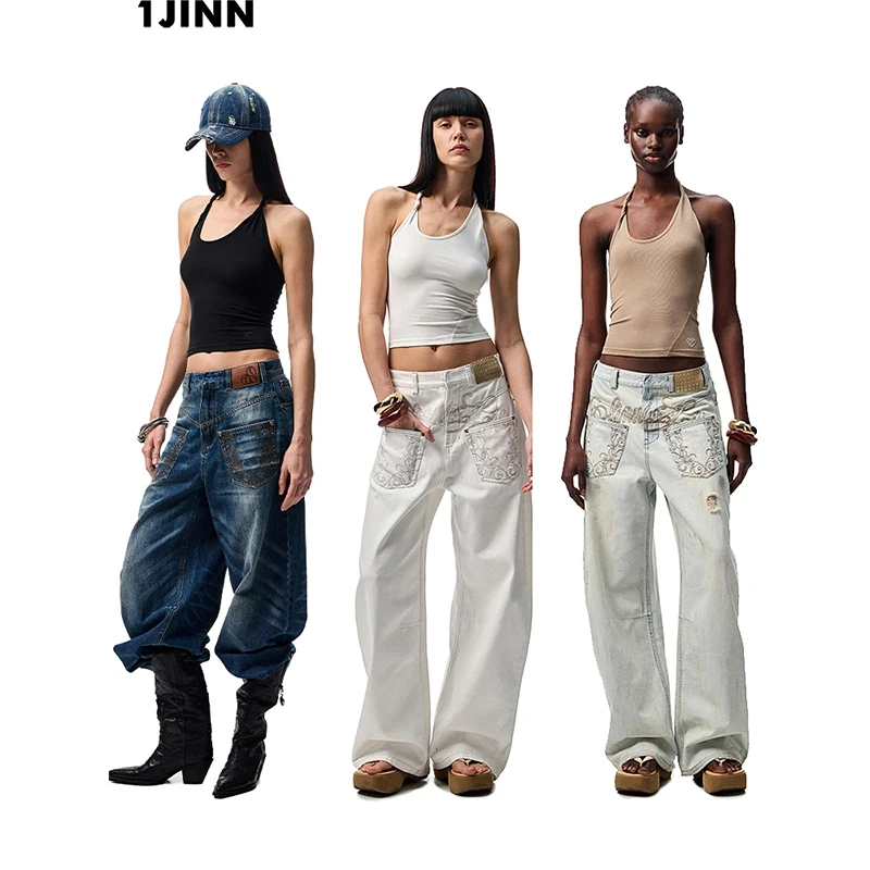 【25夏季新款Vol.2】1JINN STUDIO 斜U领纽结刺绣纯色背心V