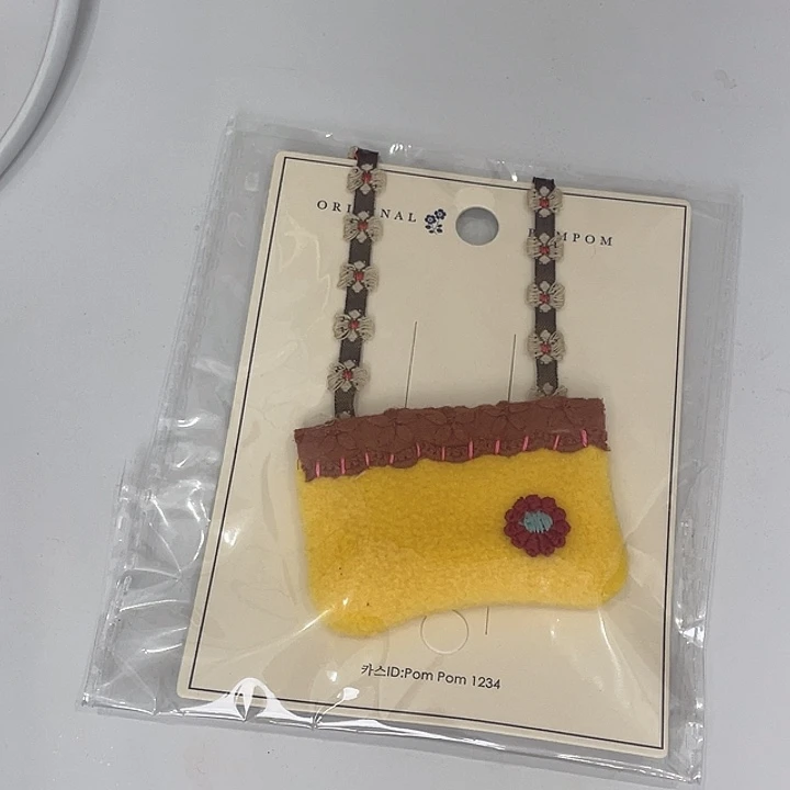 布艺铁合金包包装饰，不能放东西