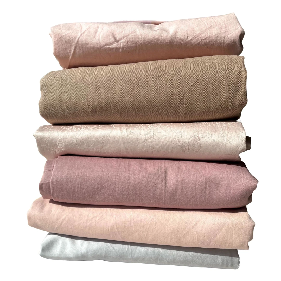 3号纯棉斜纹 天丝 贡缎 微瑕疵布料