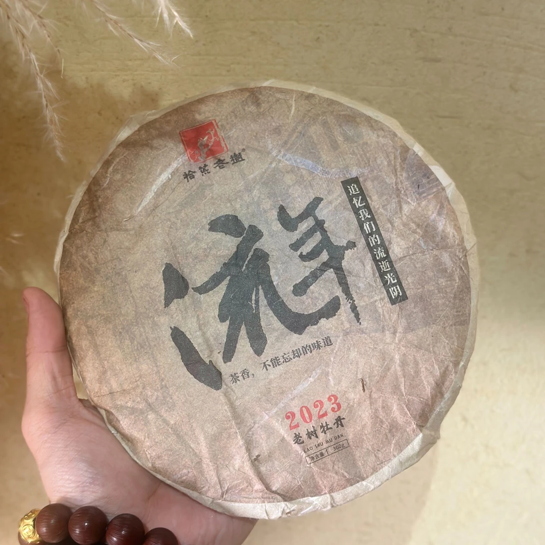 【流·年】2023年荒野老树一级白牡丹茶饼300g老翁磻溪湖林