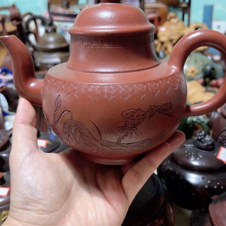 茶壶紫砂紫砂壶收藏起来了！