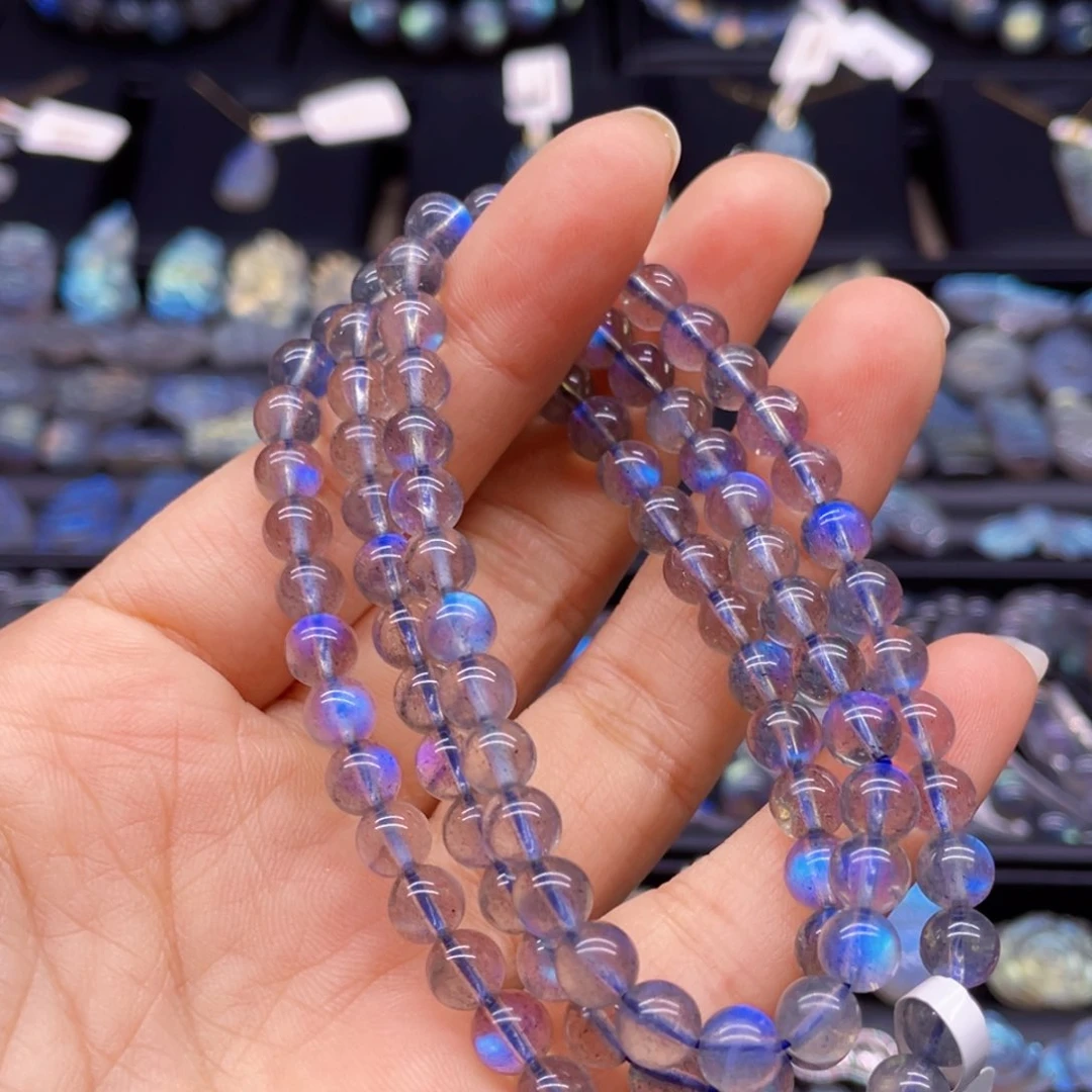 长石手串未镶嵌倪****o6左右