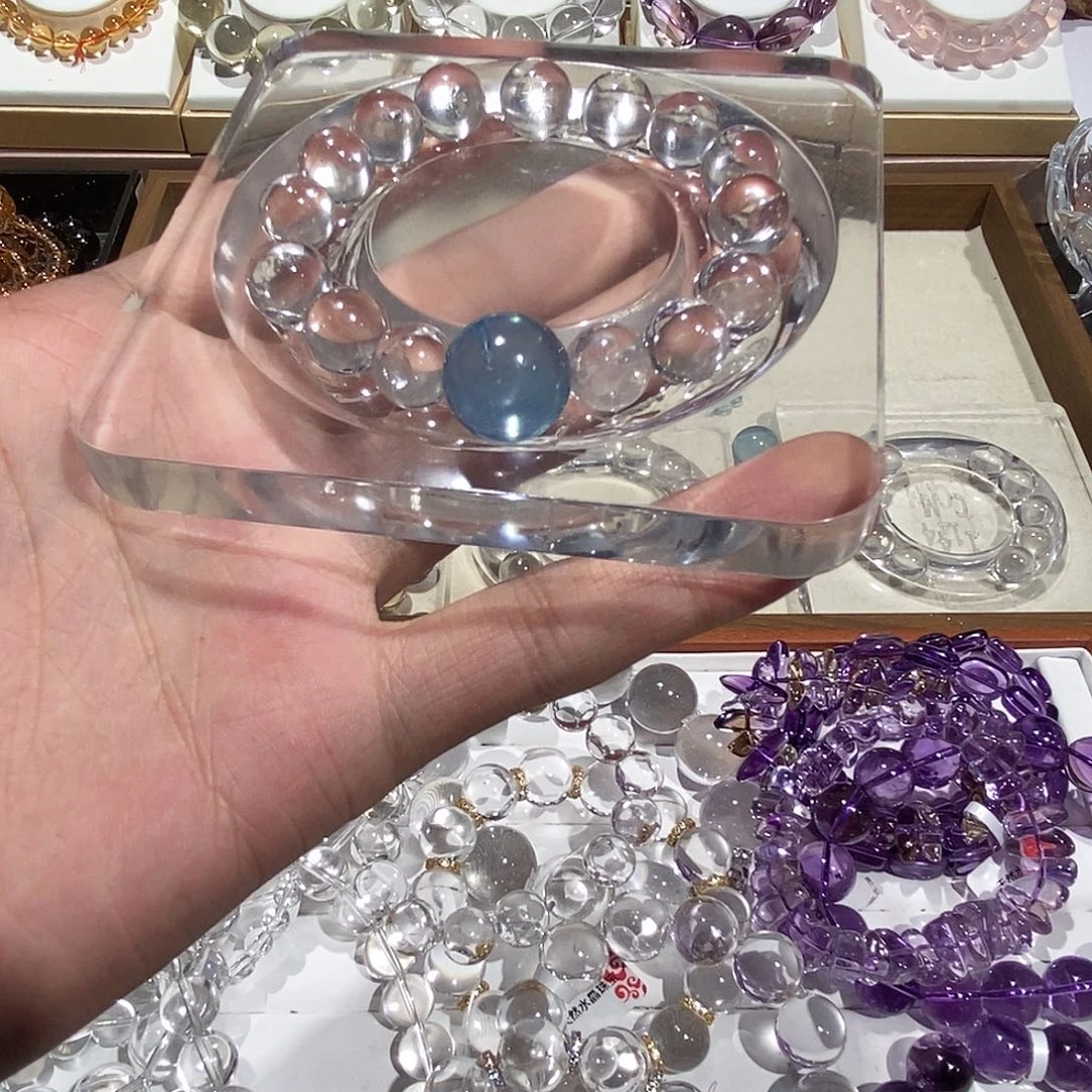 水晶未镶嵌手链定制