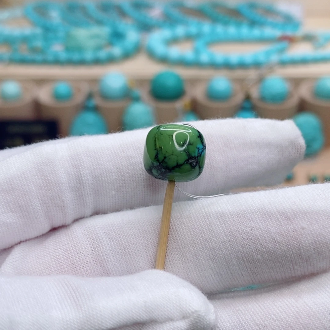 绿松石未镶嵌珠宝奇石12mm