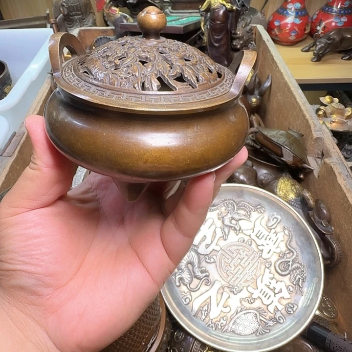 铜器办公室茶室摆件