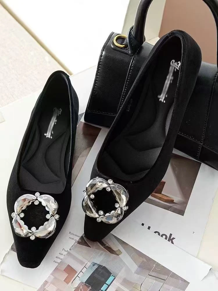 【华小姐】春季新款时尚潮流百搭低跟小单鞋12152-8