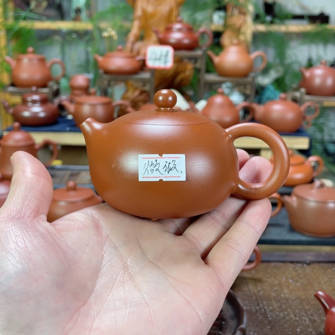 紫砂茶壶简*朱泥西施