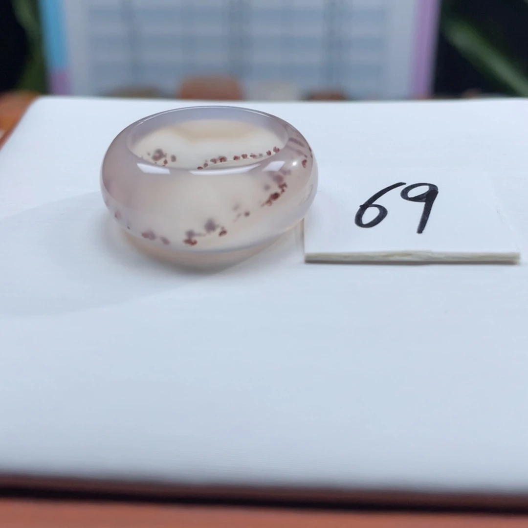 玛瑙/玉髓未镶嵌戒指Z18.6港19