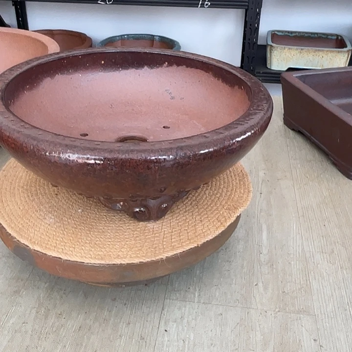 紫砂花盆口径32 12