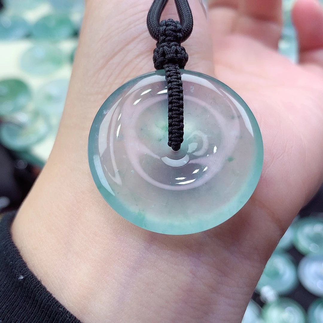 翡翠颈饰未镶嵌尺寸31.1-6