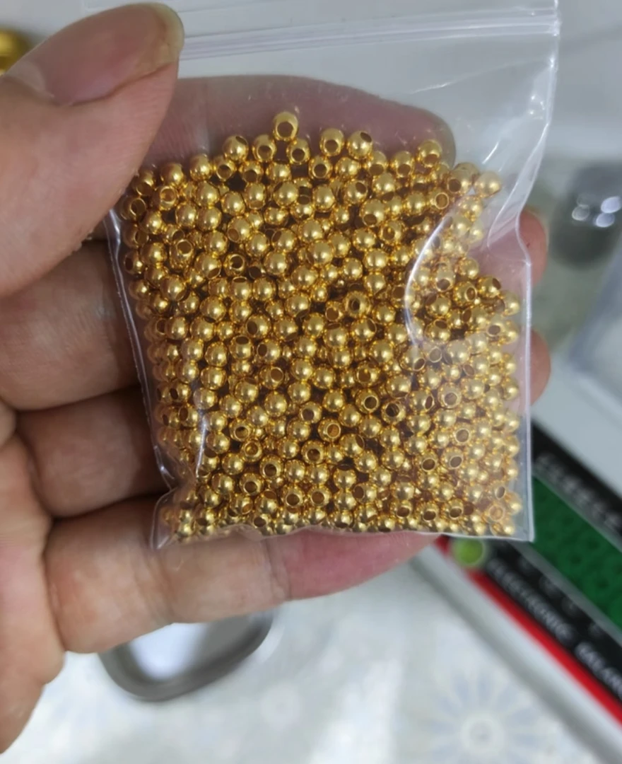 【专享】卡6MM圆珠，拍10送2配链子，或者起拍26送4配两世欢/福牌DIY