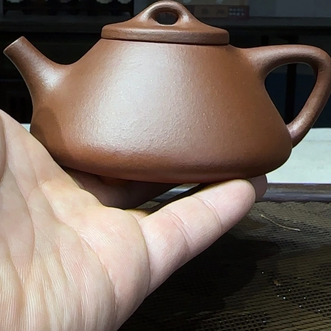 紫砂茶壶欣*✰羊角山紫泥子冶