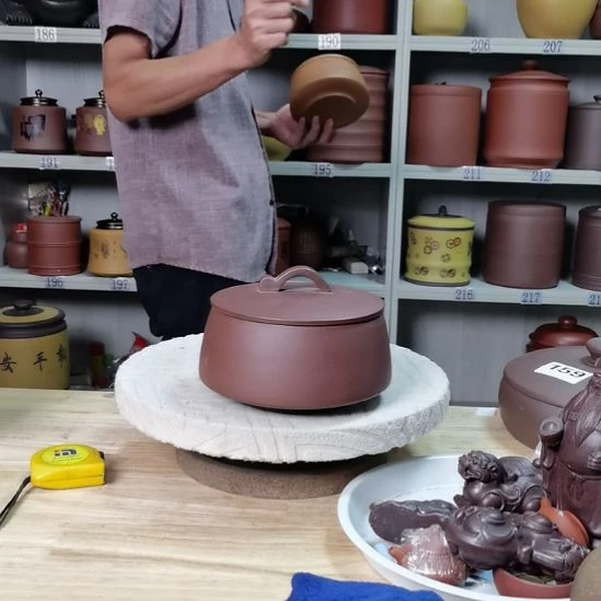 紫砂茶叶罐正品小罐如意半斤装9939