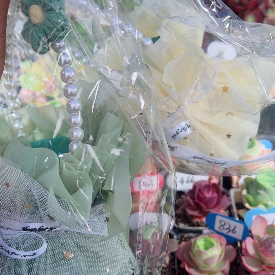 晚*?珍珠花篮绿➕黄。