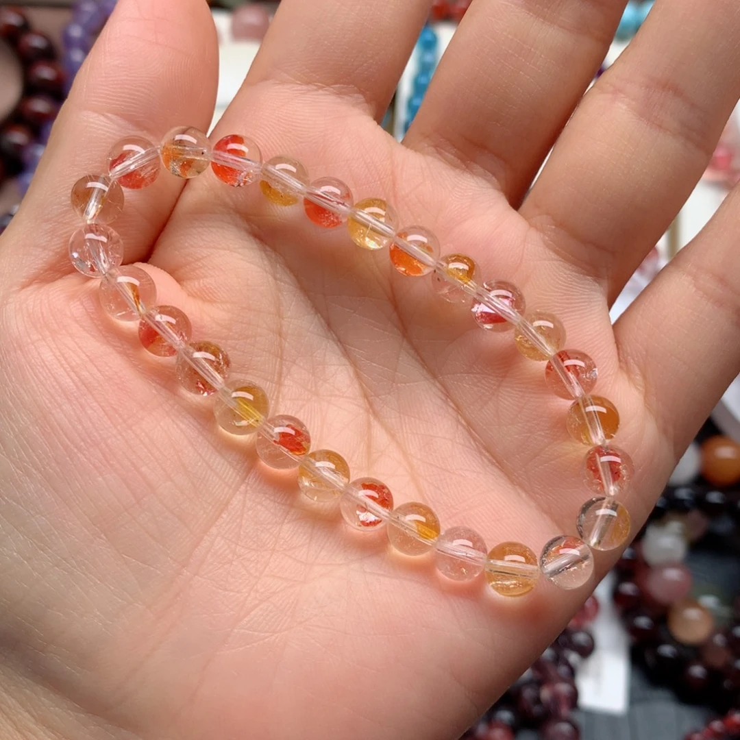 未镶嵌手链水晶锦鲤胶花6.6